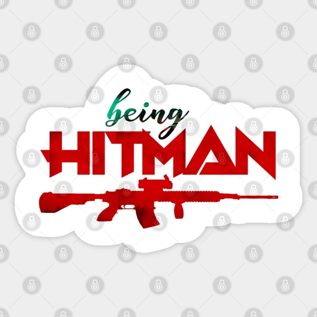 Being Hitman Sticker by Bhagyesh